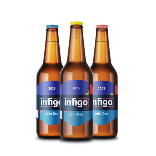 Zeige Details für Beer bottle - 3D