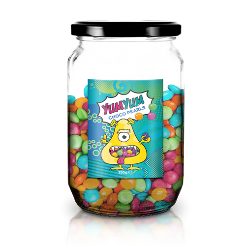 Show details for Hybrid Label Choco Pearls 